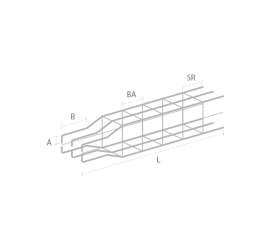 Wapeningskorf Ø12 3B 33 x 43 x 300 cm 