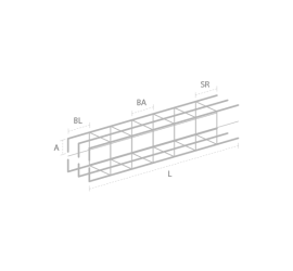 Wapeningskorf Ø12 3K 33 x 43 x 300 cm 