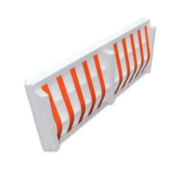 Pakket a 4 stuks Isobouw Powerkist wandplaat 50 cm hoog