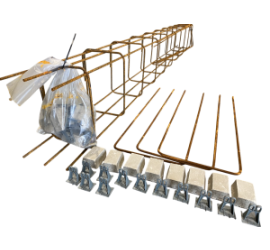 Wapeningskorf Ø8 3O 23 x 33 x 300 cm