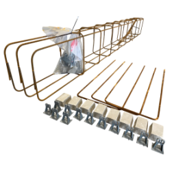 Wapeningskorf Ø8 3K 23 x 33 x 300 cm 