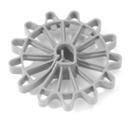 Afstandhouders Kunststof roset 35 mm zak a 200 stuks